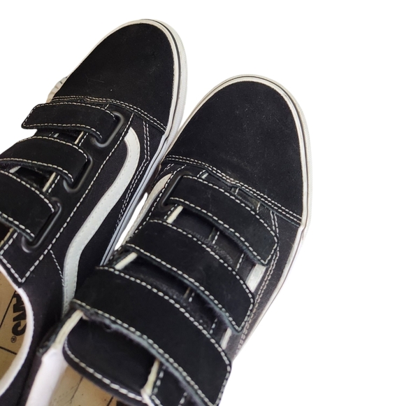 Vans Old Skool V Unisex Black/White Skate Shoes Men's Size 9.5 Women's Size 11 - Picture 7 of 10